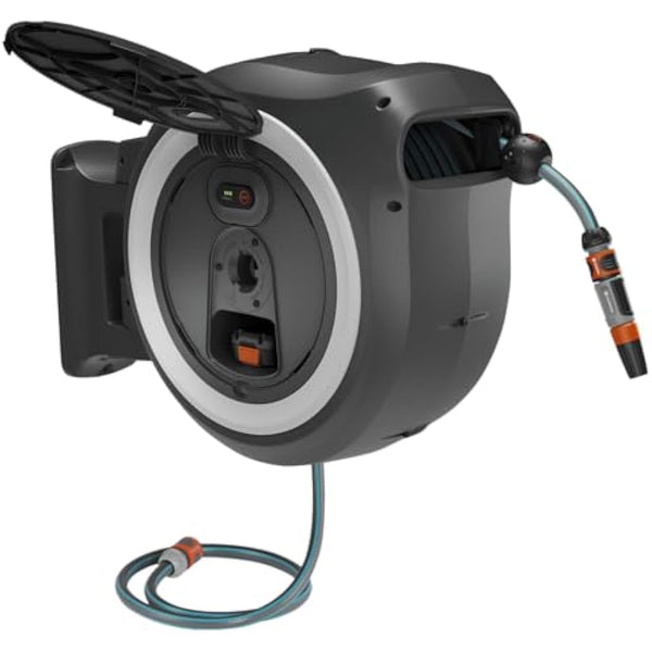 Akku-Wand-Schlauchbox PowerRoll XL 18V P4A Solo (weiß) 35 m