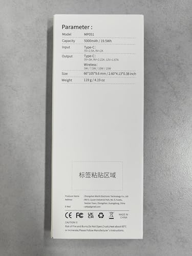 Ntaanoo Power Bank for Magsafe, Ultra Slim 5000mAh 20W Fast Charging Powerbank Wireless Magnetic Portable Charger,USB C in&Out PD 3.0 Phone Battery Pack,for iPhone 16/15/4/13/12 Mini Plus Pro Max