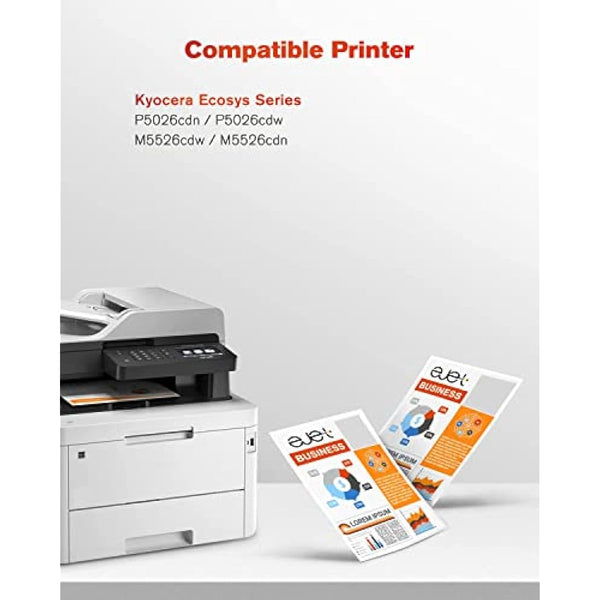 ejet TK-5240 Toner Compatible for Kyocera TK 5240 TK5240 for Ecosys M5526cdw M5526cdn P5026cdw P5026cdn (Black Cyan Magenta Yellow, 4-Pack)