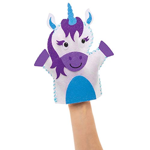 Baker Ross AW692 Fairy Tale Hand Puppet Sewing Kits (Pack of 4)