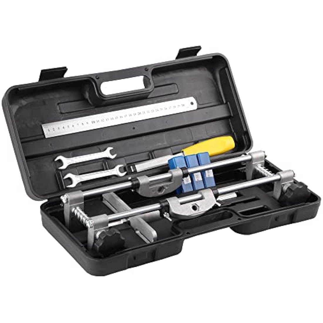 JIG1 Door Lock Mortiser Kit 18mm 22mm 25mm Lock Fitting Jig Maintenance Set Woodworking Hole Saw Opener Installation Mortising Jig Tool