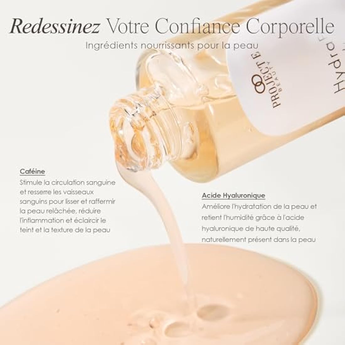 HydraFirm Body Gel by Project E Beauty | Firming and Sculpting | Reduce Cellulite | Body Shaping & Contouring | Tightens & Firms | Loose and Sagging Skin | 50ml