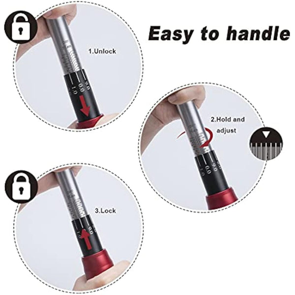 FOURROBBER Torque Wrench Set 1/2-inch Drive Click Bicycle Torque Wrench Dual-Direction Adjustable 90-Tooth Torque Wrench with Buckle 20-220Nm,Accuracy ± 3% Visit The Store