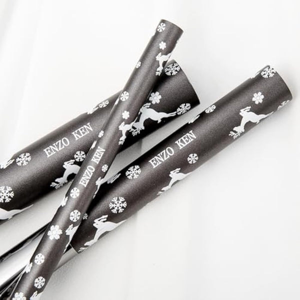 ENZO KEN Goat Hair Makeup Brush Set Professional, Natural Hair Makeup Brushes Set Professional, Natural Bristle Make up Brushes, Snowflake Cosmetic Brush.