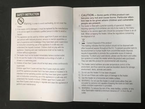 PELONIS Electric Radiator with Adjustable Thermostat and 3 Heat Settings, Oil Filled Heater with Overheat Protection (2500W, Knob Control)