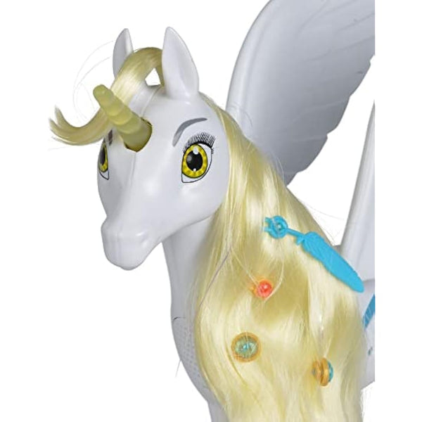 Simba 109480095 Mia and Me Magic Unicorn Onchao with Light and Sound/Moving Wings/Plays Title Song, 25 cm