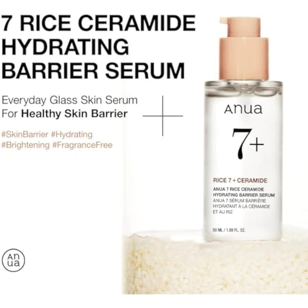 ANUA 7 Rice Ceramide Hydrating Barrier Serum (50 ml)