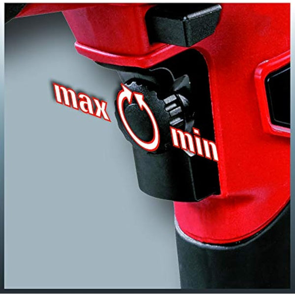 Einhell TC-ID 1000 E Impact Drill | Hammer Drill With Auxiliary Handle, Soft Grip, Speed Control | 1010W Electric Drill With Percussion Hammer Drilling Function , Red