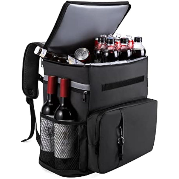 MATEPROX Large Cooler Bag Rucksack, 40L Leakproof Insulated Picnic Backpack Keeps 54 Cans with Bottle Opener, Waterproof Lunch Cooler Bag Backpack for Camping Beach Hiking Outdoor Activities