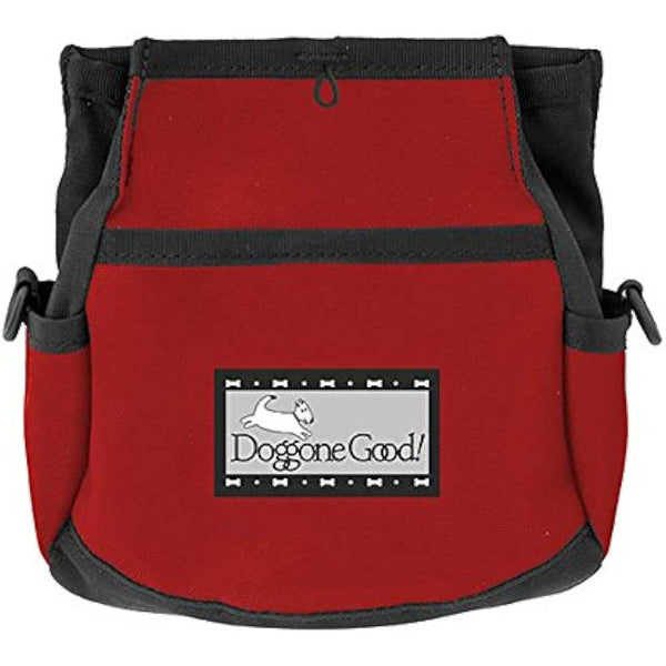 Doggone Good Rapid Rewards Deluxe Dog Training Bag (Red) COMES WITH BELT