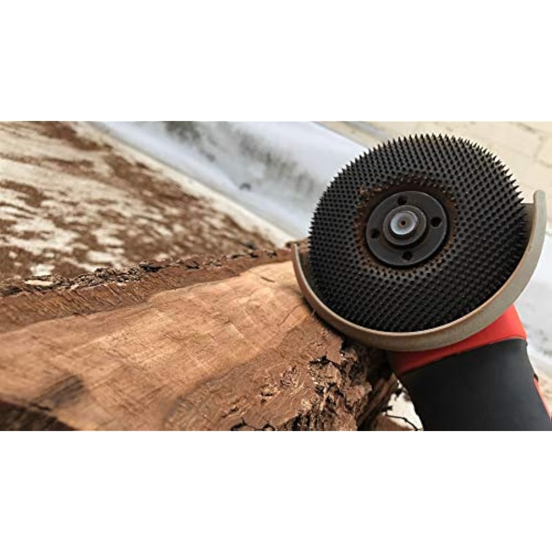 Kutzall Extreme Shaping Dish - Very Coarse, 4-1⁄2" (114.3mm) Dia. X 7⁄8" (22.2mm) Bore - Woodworking Angle Grinder Attachment for DeWalt, Bosch, Milwaukee, Makita. Abrasive Tungsten Carbide, DW412X120