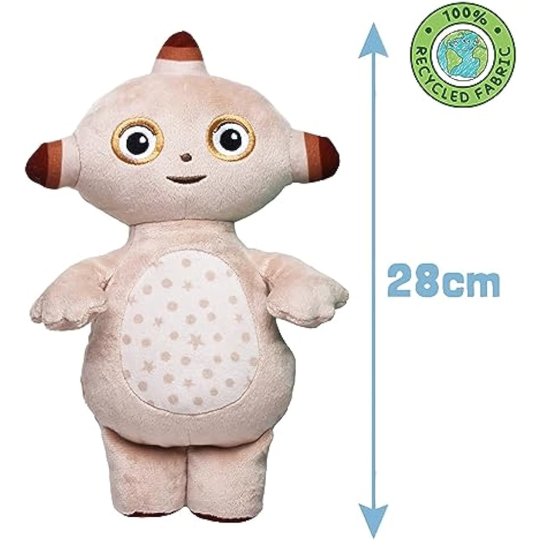 In The Night Garden Makka Pakka Talking Teddy Bear, Cbeebies Cute & sensory toys. Comforting sounds. Kids Toys & Baby toys 0-6 months, Brown
