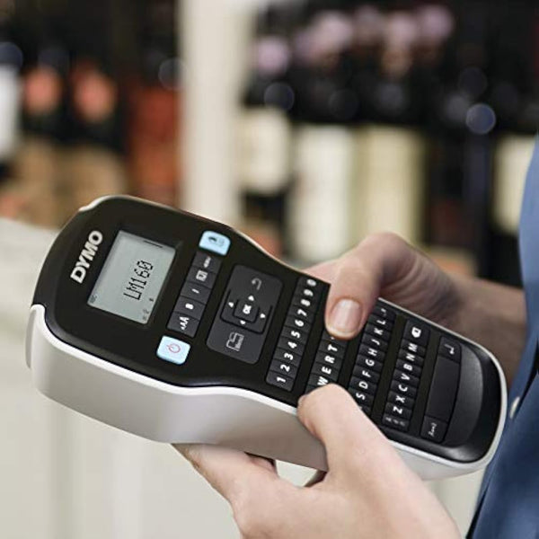 DYMO LabelManager 160 Basic Kit | Portable Printer with 3 Rolls of Label Tape D1 Labels | AZERTY Keyboard | Ideal for Office or Home