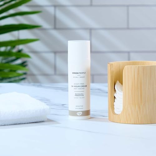 Green People Scent Free 24 Hour Cream - Day & Night Face Cream for Sensitive Skin - Firming - Vegan & Natural, 50ml