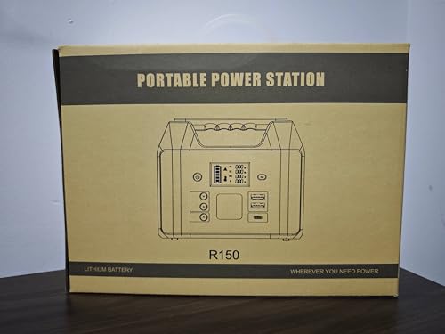 SinKeu Portable Power Station,27000mAh/99Wh Solar Generator with 230V/150W AC Outlet for Camping Emergency Outdoor Adventure Picnic Fishing Travel Party RV Trip(Solar Panel Not Included)
