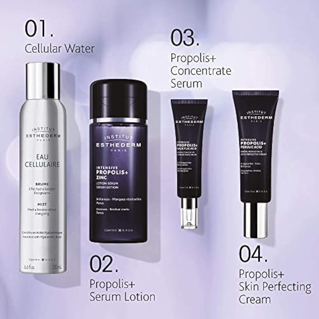 Institut Esthederm - Intensive Propolis Cream - Skin Blemishes and Related Redness - Purifying and Decongesting Face Cream - Oily or Acne-prone Skin, Spots, Imperfections - 50 ml Jar