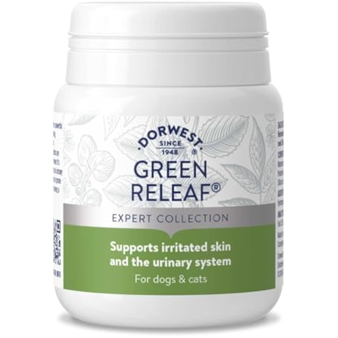 Dorwest Green Releaf Tablets, 100 Tablets, Natural Supplements for Dogs and Cats – For Healthier Skin, Joints, and Urinary Systems in Pets