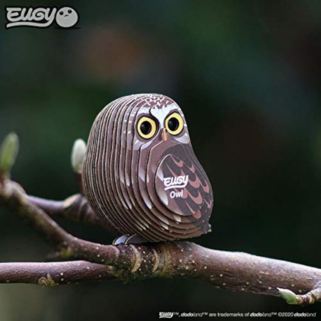 EUGY Eco-Friendly 3D Paper Puzzle (Owl)