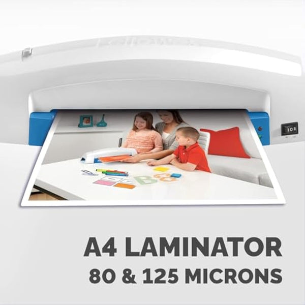 Fellowes Lunar+ Blue A4 Home Laminator, 80-125 Micron, standard