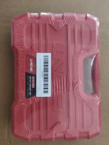 LLNDEI 1/4-Inch Drive Impact Socket Set, 52 PCS Mechanic Tool Set with Ratchet & Adapter, CR-V, Metric and Standard Full Sockets with Storage Tool Kit for Household & Automotive Repair & DIY Project