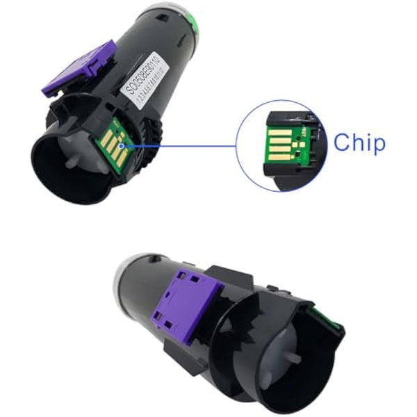 ASEKER Compatible for 6515 6510 Toner Cartridge for WorkCentre 6515DN 6515DNI 6515DNM 6515N Phaser 6510DN 6510DNI 6510DNM 6510N Printers (2BK/C/M/Y)