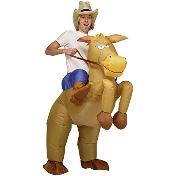 AirSuits Inflatable Horse and Cowboy Fancy Costume Dress Suit