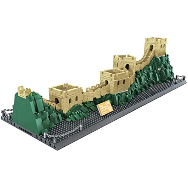 APOSTROPHE Games Great Wall of China Building Block Set (1407 Pieces) China's Great Wall Famous Landmark Series - Architecture Model for Kids and Adults