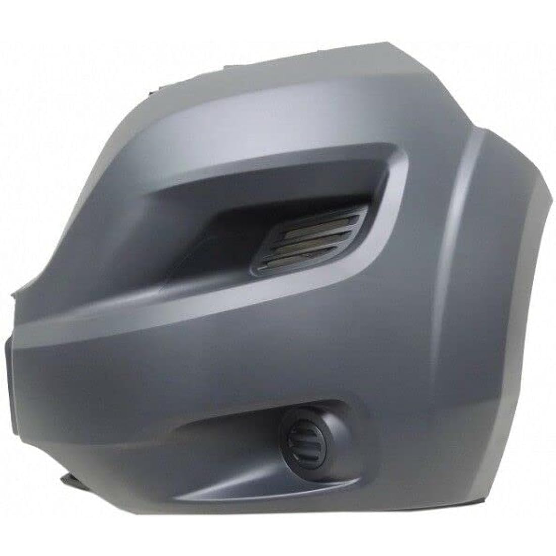 Trade Vehicle Parts CT1293C Front Bumper End Corner No Fog Hole & Wheel Extension Left