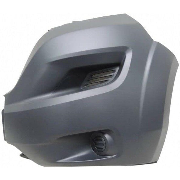 Trade Vehicle Parts CT1293C Front Bumper End Corner No Fog Hole & Wheel Extension Left