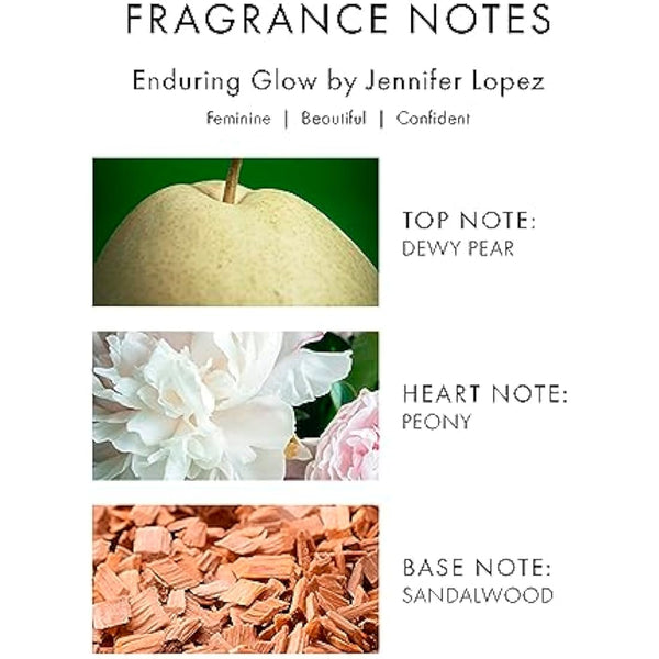 Jennifer Lopez Enduring Glow Eau De Parfum Spray, 30ml Fine Fragrance from an Approved Stockist