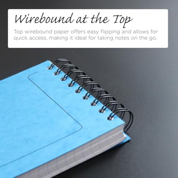 Europa 300 Page Major Wire Top Ruled Pad - Assorted Colour (Pack of 10)