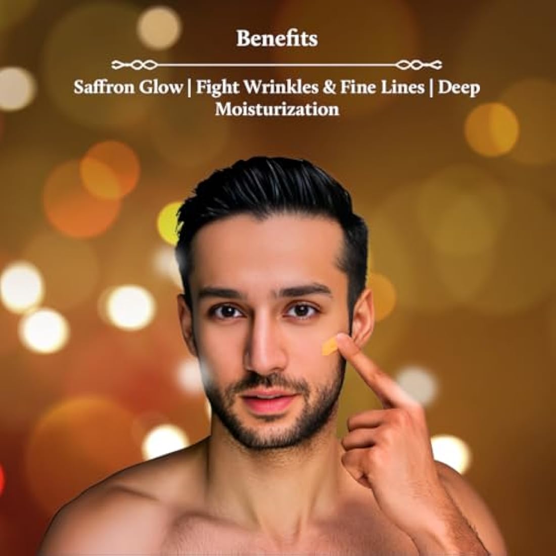 Blue Nectar Shata Dhauta Ghrita Face Cream for Men | 100 Times Washed Ghee Lightweight Men Face Cream for Naturally Glowing Skin (19 Herbs, 50g)