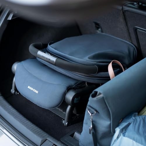 Maxi-Cosi Lara2 Pushchair, 0-4 Years, 0-22 kg, Baby Stroller, Lightweight & Compact Stroller, 3 Recline Positions, Lie-Flat position, Automatic Fold, Shoulder Strap, Rain Cover, Essential Graphite