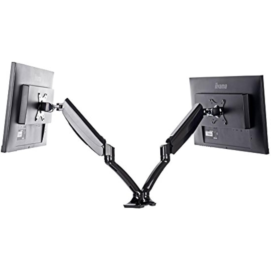 iiyama DS3002C-B1 Dual Gas Spring Desk Mounting Arm - Black