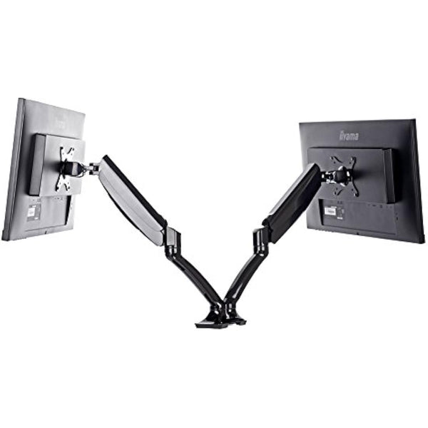 iiyama DS3002C-B1 Dual Gas Spring Desk Mounting Arm - Black