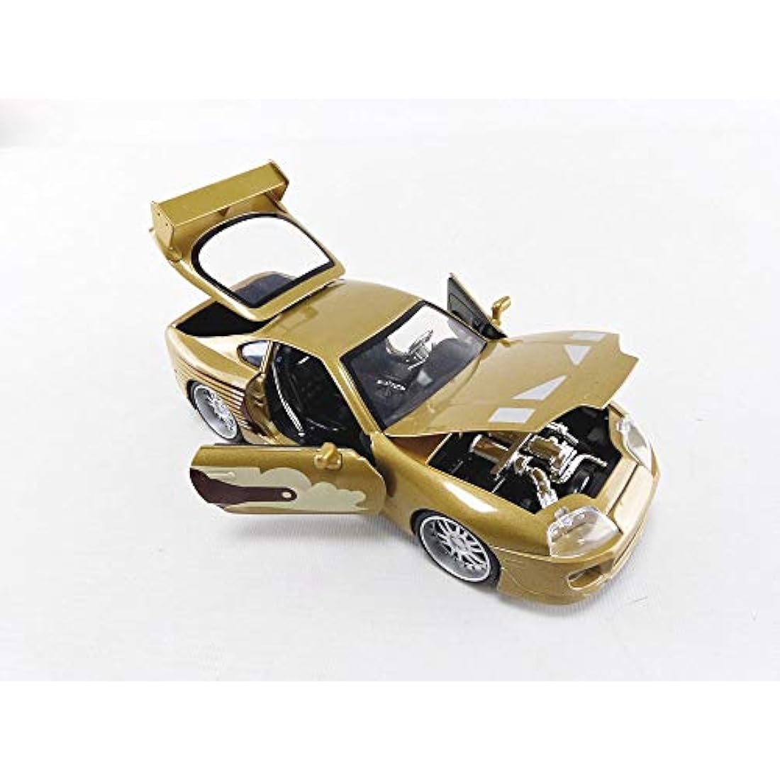 Jada 99540 Toys Fast and Furious 1:24 FF-'95 Toyota Supra diecast Collectible car Vehicle, Gold
