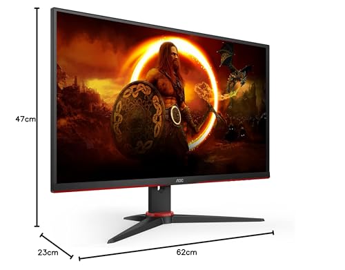 AOC Gaming 25G3ZM/BK - 24.5" 240Hz FHD Monitor, 0.5ms MPRT, FreeSync Premium (1920x1080, HDMI 2.0 x 2, DisplayPort 1.2 x 1, Headphone out (3.5mm)) black/red