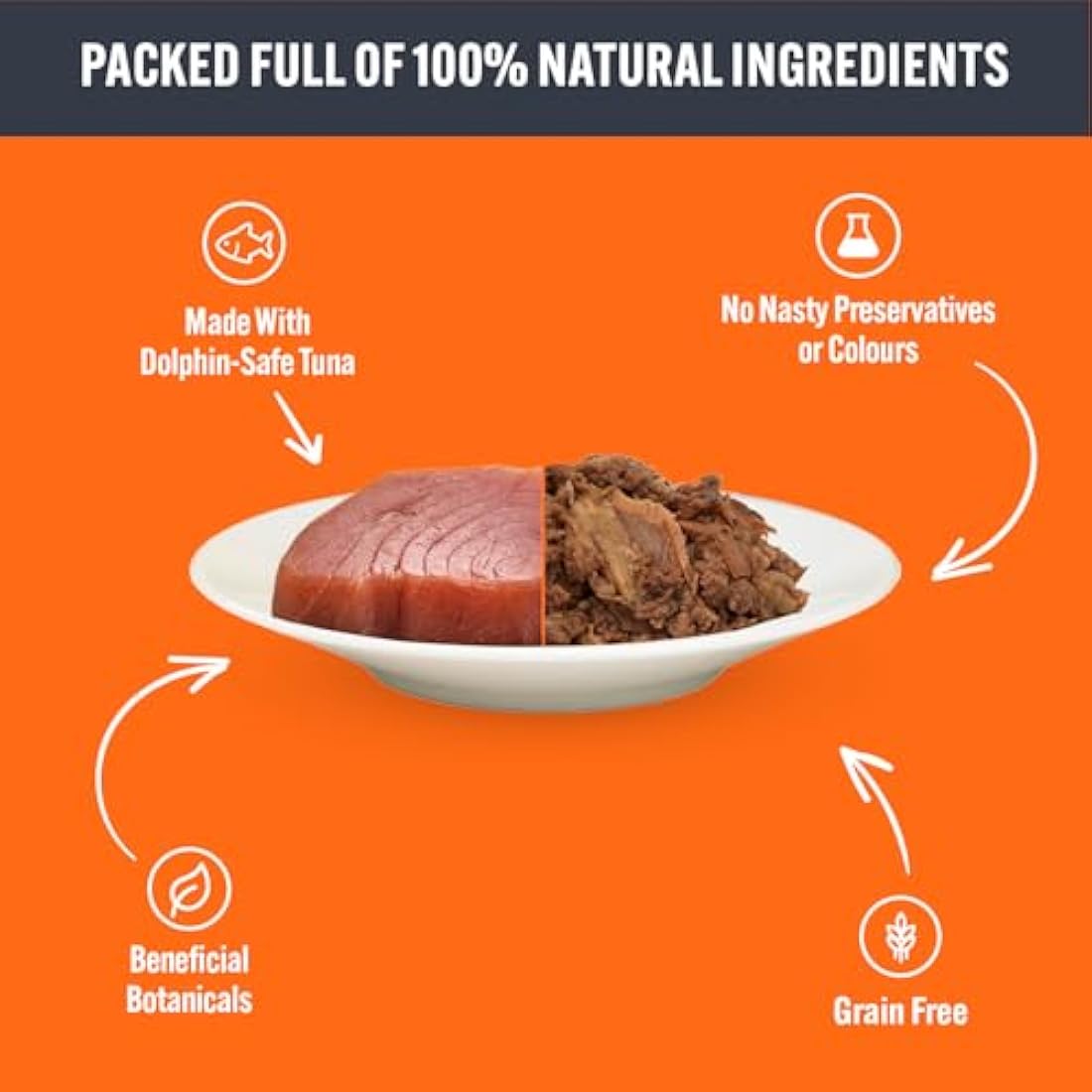 HiLife Kitten Wet Cat Food, Mixed Chicken & Tuna Pate Recipes, Complete Cat Food Pouches for Kittens 1 - 12 Months, 100% Natural & Grain Free (32 x 70g Pouches)