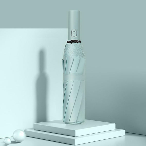 Maibar Umbrella Windproof Strong 24 Ribs Compact Umbrellas Sun UV Protection spf 50 Folding Travel Large Auto Open Close Umbrellas Umbrella (Black)