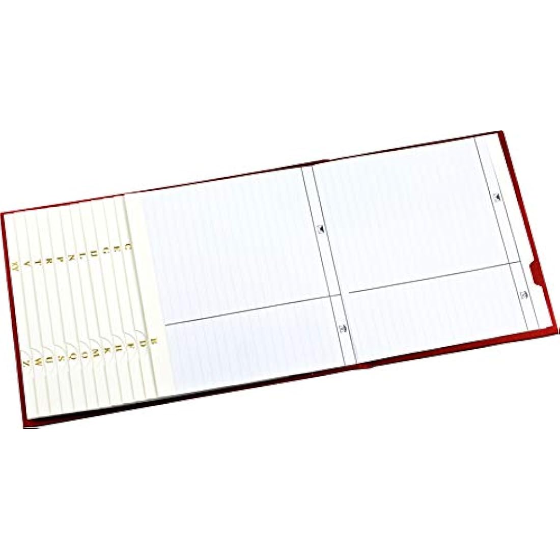 Esposti Address & Telephone Index | Vinyl Grained Cover & Hanging Hook | Black | Size 150 x 230mm