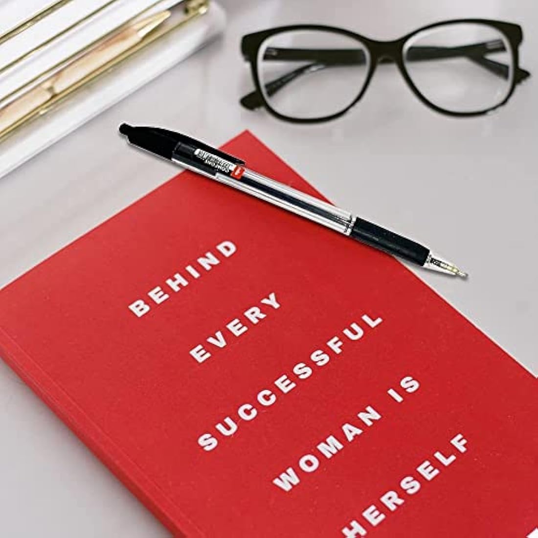 Cello Comfort Ballpoint Pens - Premium Retractable Biro Pens with Ergonomic Grip, Medium Point 1.0mm, Black Ink, Pack of 12 - Ideal for Office, School & Home Writing