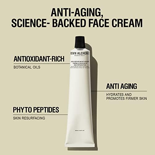 Grown Alchemist Regenerating Face Moisturiser - Anti Aging Peptide Moisturiser - Moisturising Hyaluronic Acid for Hydrating, Targeting Lines and Wrinkles Reducing - Natural, Vegan Face Cream 60 ml