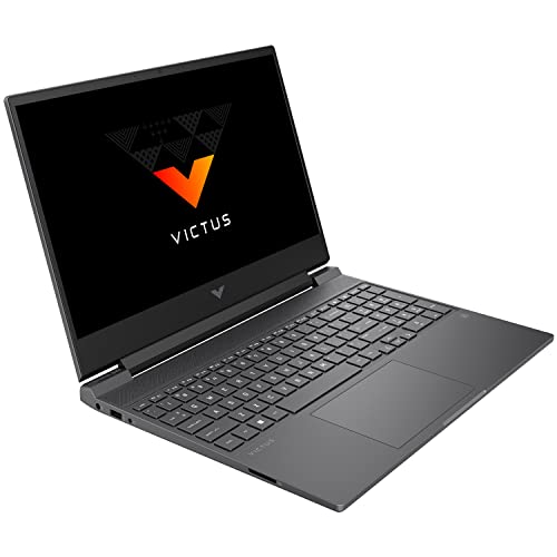 HP Victus 15.6" Gaming Laptop, AMD Ryzen 5-8645HS, 8 GB RAM, 512 GB SSD, NVIDIA GeForce RTX 2050 Graphics, FHD IPS Display, Up to 6 hrs 15 battery, Win 11, Mica Silver, 15-fb2002sa