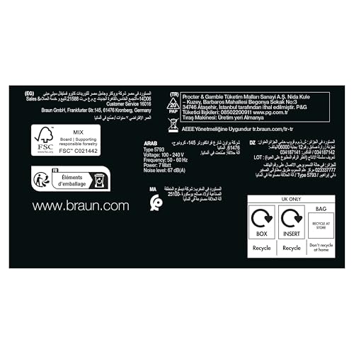 Braun Series 9 PRO+ Electric Shaver, 5+1 Ultra Thin Precision Blades, Pro SensoAdapt, Up to 60 min, Charging Stand, Wet & Dry Foil Razor for Men, 9610SI, Black