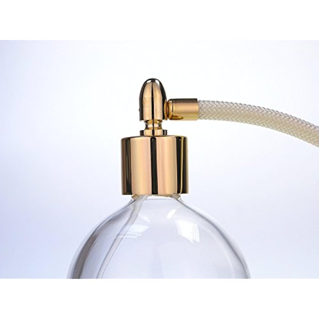 Ivory Tassel 78ml Classic Round Perfume Bottle Atomizer, Filling Funnel & Gift Box Included (GF)