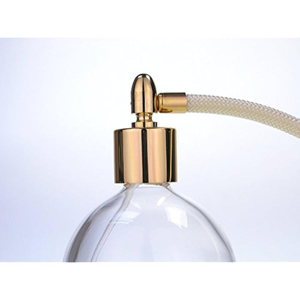 Ivory Tassel 78ml Classic Round Perfume Bottle Atomizer, Filling Funnel & Gift Box Included (GF)