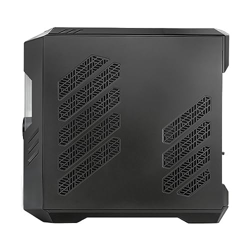 Cooler Master HAF 700 PC Case - Full-Tower, E-ATX Compatible, 5 x Pre-Installed Fans, Rotatable Radiator Bracket, TG Side Panel, Tool-Free Design, ARGB Controller Included