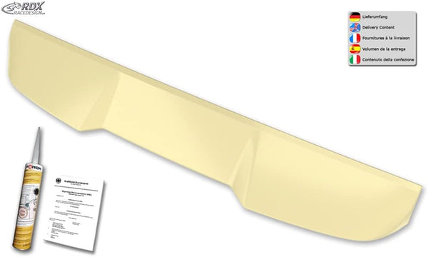 RDX Racedesign Roof spoiler compatible with Mercedes V-Class W447 2014- incl. AMG-Line & EQV 2020- (with rear hatch) (PUR-IHS)