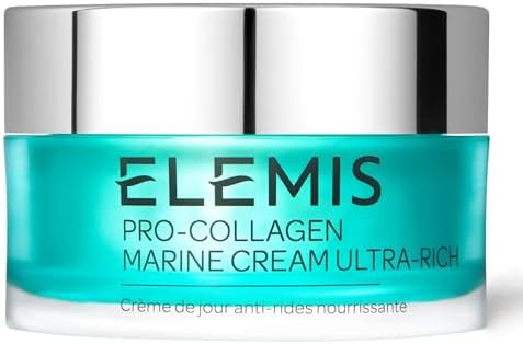ELEMIS Pro-Collagen Marine Cream SPF30 – Anti-Wrinkle Face Moisturiser, Hydrating Day Cream, 50ml – Original, Ultra-Rich or Rose