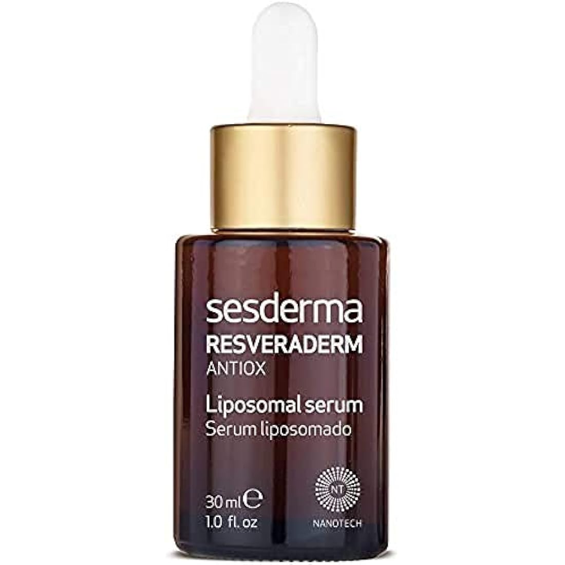 Sesderma | RESVERADERM Liposomal Serum | Antioxidand Serum | Anti-Wrinkle | Luminousity Booster | Skin Plumping | Anti-Ageing Serum | Skin Repair | Resveratrol | Hyalouronic Serum | 30 ml